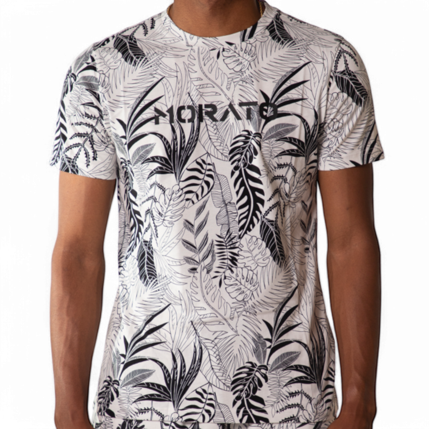 Camiseta Antony Morato Algodon Estampado Jungla Blanco