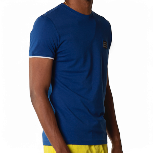 Camiseta Antony Morato Slim Fit Parche Logotipo Azul Antony Morato | Camisetas  - Estilo urbano premium