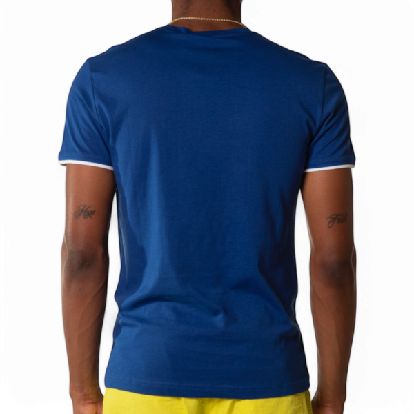 Camiseta Antony Morato Slim Fit Parche Logotipo Azul Antony Morato | Camisetas  - Estilo urbano premium