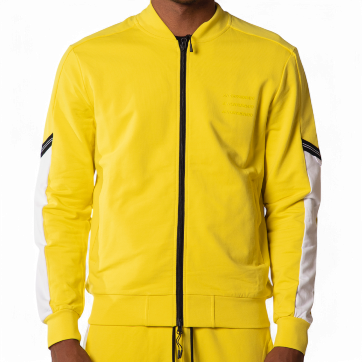 Sudadera Antony Morato con Detalle Contraste Amarillo