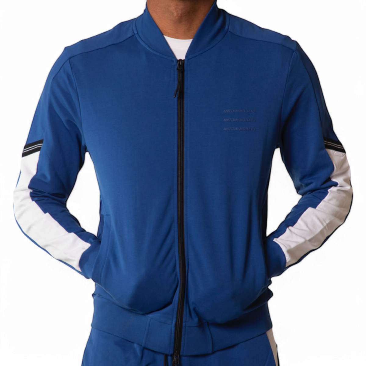 Sudadera Antony Morato con Detalle Contraste Azul Antony Morato | Sudaderas  - Estilo urbano premium 2