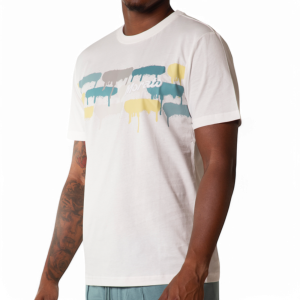 Camiseta Antony Morato con Efecto Pinceladas Blanco Antony Morato | Camisetas  - Estilo urbano premium