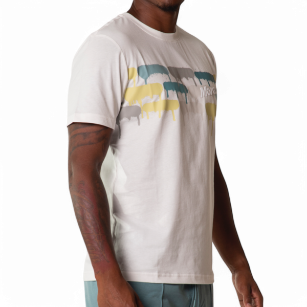 Camiseta Antony Morato con Efecto Pinceladas Blanco Antony Morato | Camisetas  - Estilo urbano premium