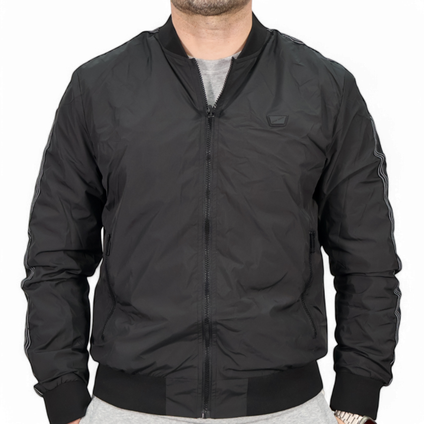 Chaqueta Antony Morato Reversible con Cinta Sport Negro