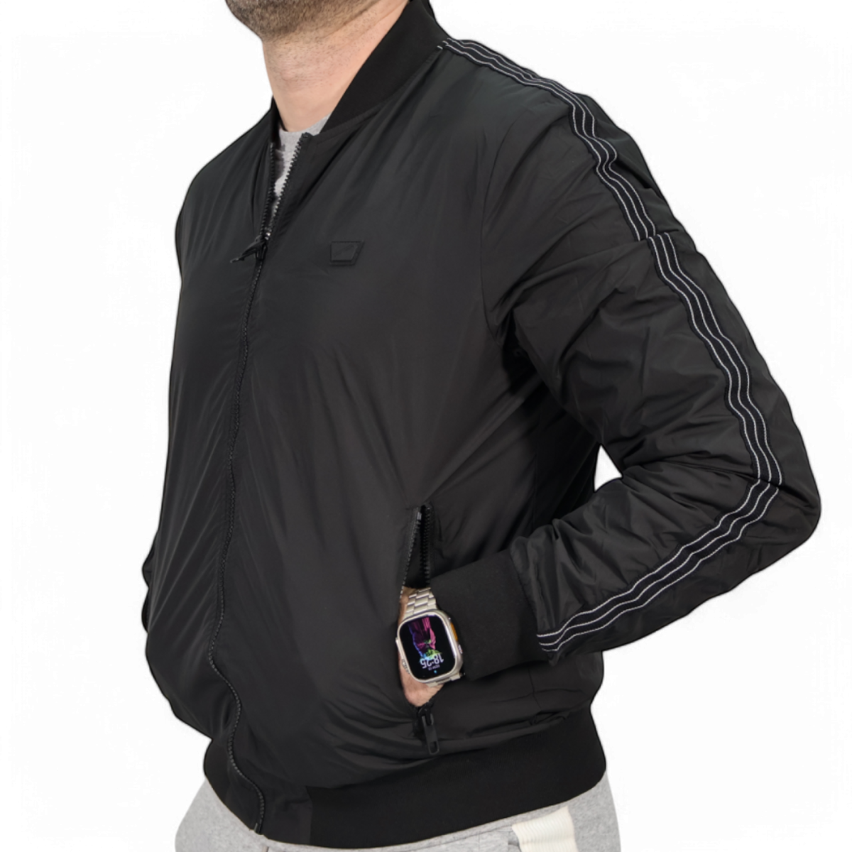 Chaqueta Antony Morato Reversible con Cinta Sport Negro Antony Morato | Abrigos y Chaquetas Hombre  - Estilo urbano premium 2
