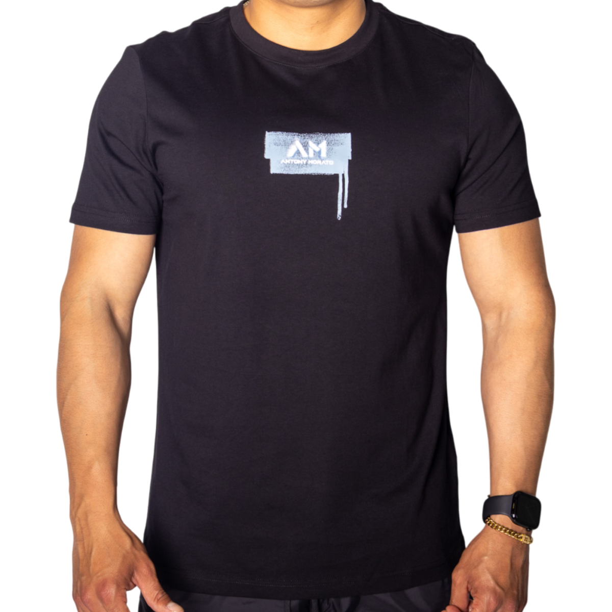 Camiseta Antony Morato Negra con Estampado Street Azul Antony Morato | Camisetas  - Estilo urbano premium