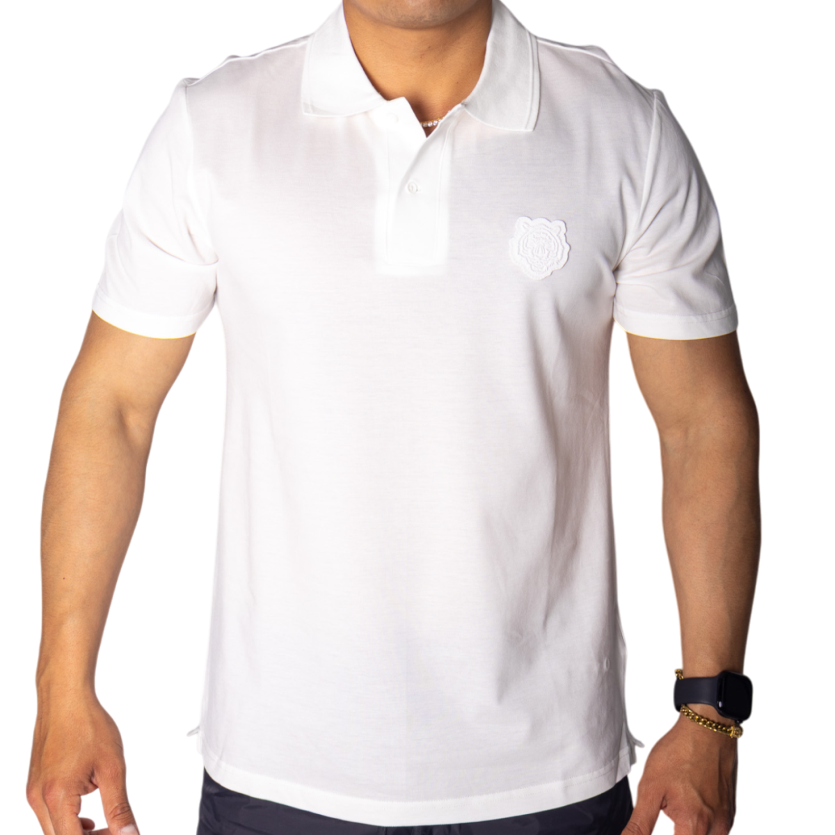 Polo Antony Morato Blanco con Parche Tigre Blanco Antony Morato | Camisas y Polos  - Estilo urbano premium