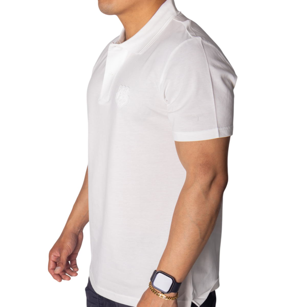 Polo Antony Morato Blanco con Parche Tigre Blanco Antony Morato | Camisas y Polos  - Estilo urbano premium 2