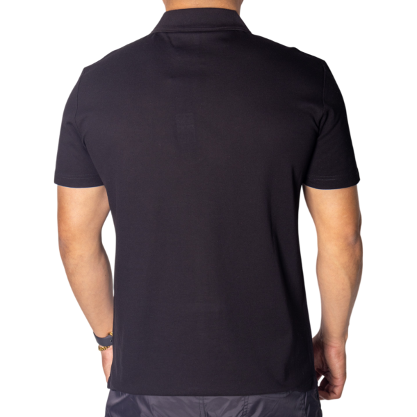 Polo Antony Morato Fit Negro con Metal Badge Negro Antony Morato | Camisas y Polos  - Estilo urbano premium