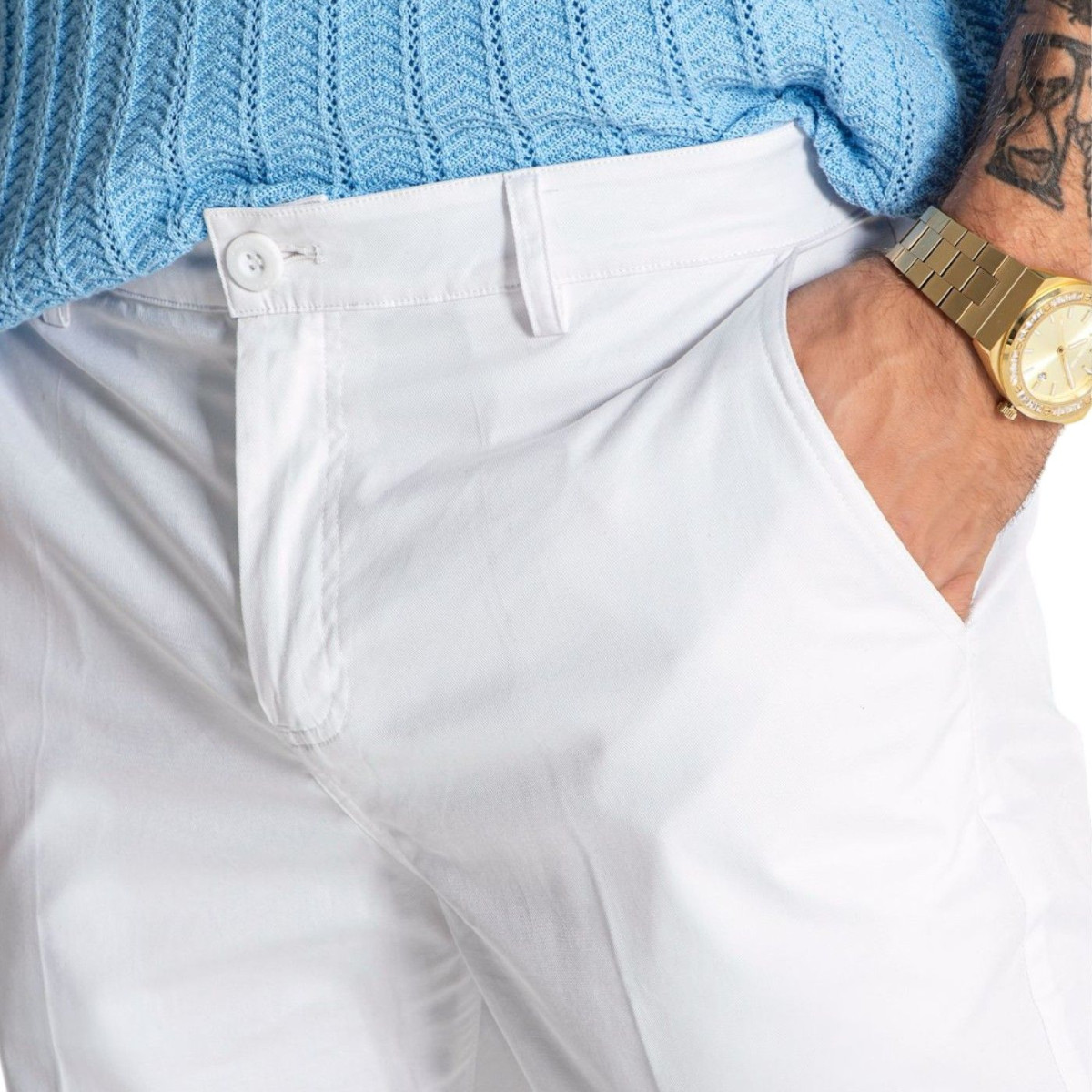Pantalon Chino Gianni Kavanagh VIP Blanco 2