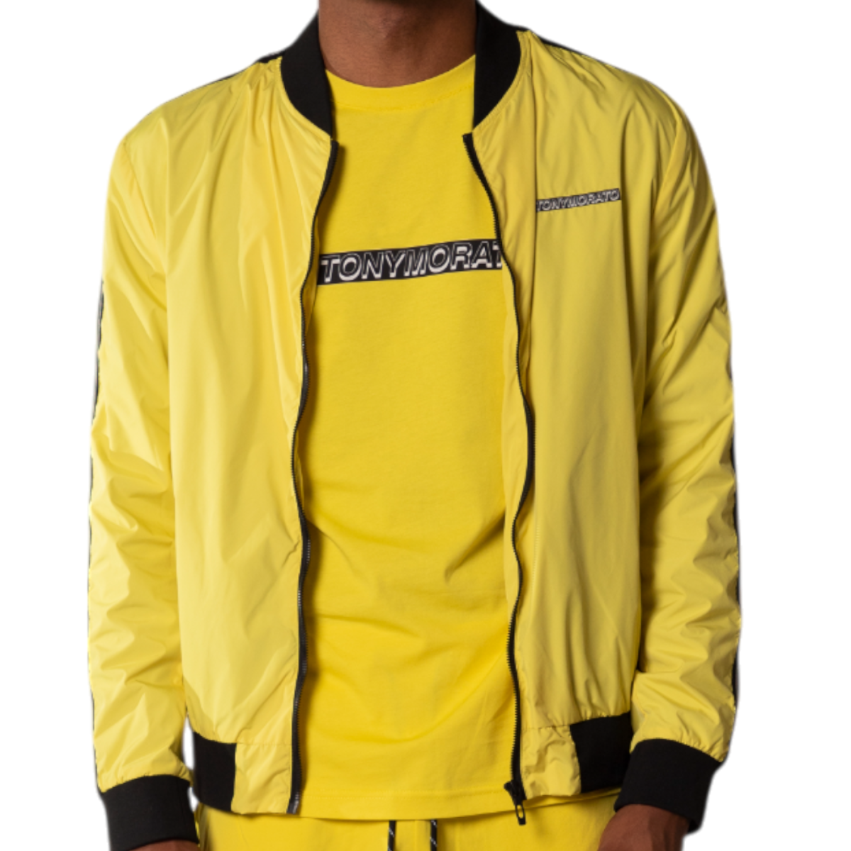 Bomber Antony Morato Tejido Tecnico Contraste Amarillo