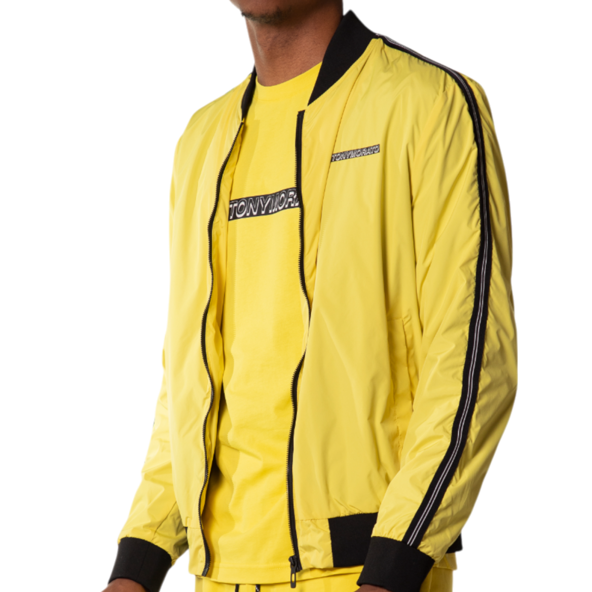 Bomber Antony Morato Tejido Tecnico Contraste Amarillo 2