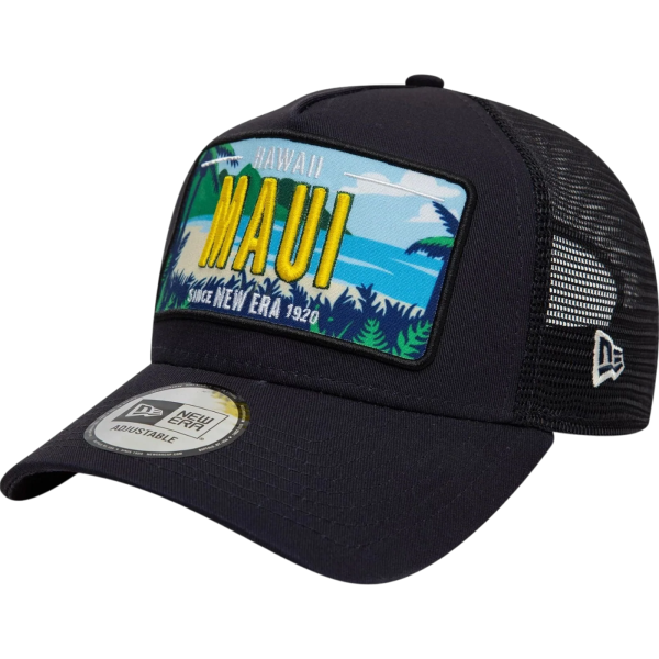 Gorra New Era Maui License Plate 9FORTY Negro