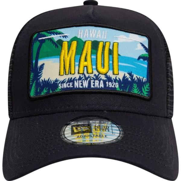 Gorra New Era Maui License Plate 9FORTY Negro