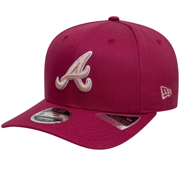 Gorra New Era Atlanta Braves World Series Dark 9FIFTY Rojo