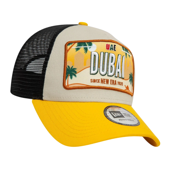 Gorra New Era License Plate 9FORTY A Frame Crema Gorra New Era License Plate 9FORTY A Frame Crema
