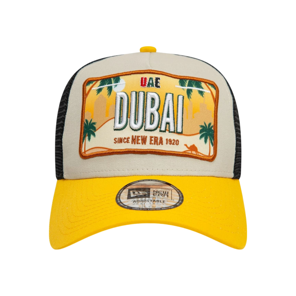 Gorra New Era License Plate 9FORTY A Frame Crema 2