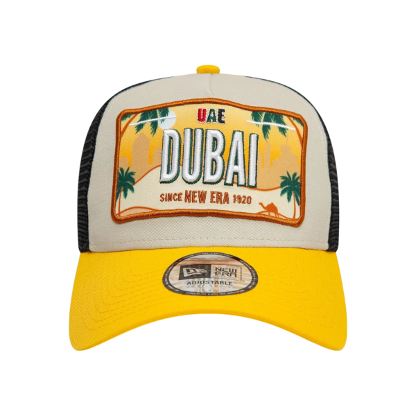 Gorra New Era License Plate 9FORTY A Frame Crema