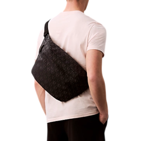 Riñonera Calvin Klein Jeans Monogram CK25 Negro