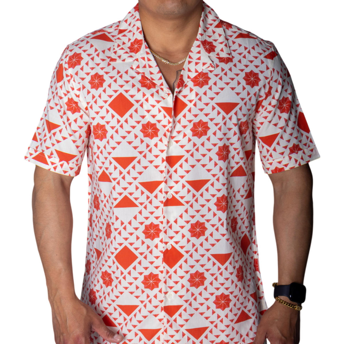 Camisa Antony Morato HW Honolulu Regular Fit Rojo Intenso