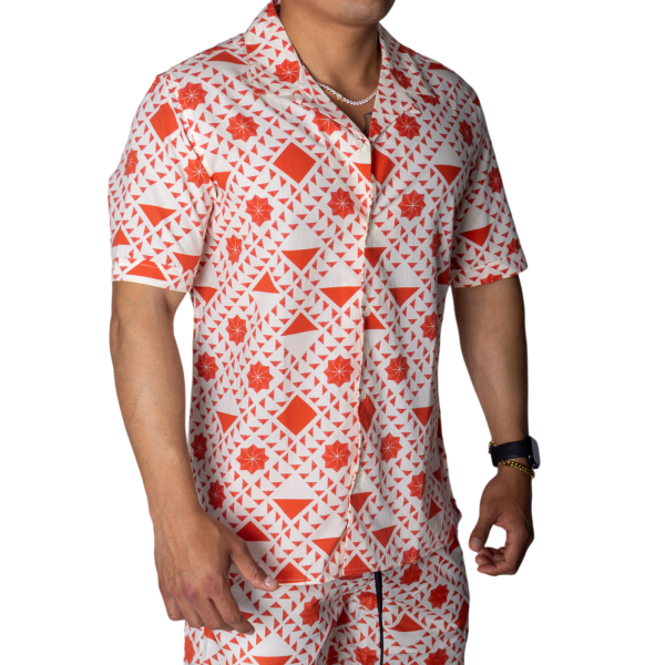 Camisa Antony Morato HW Honolulu Regular Fit Rojo Intenso