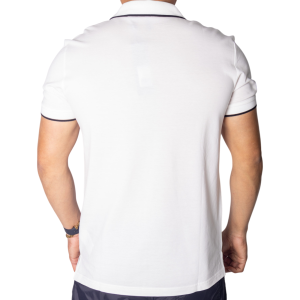 Polo Antony Morato de Piqué Algodon Blanco con Parche