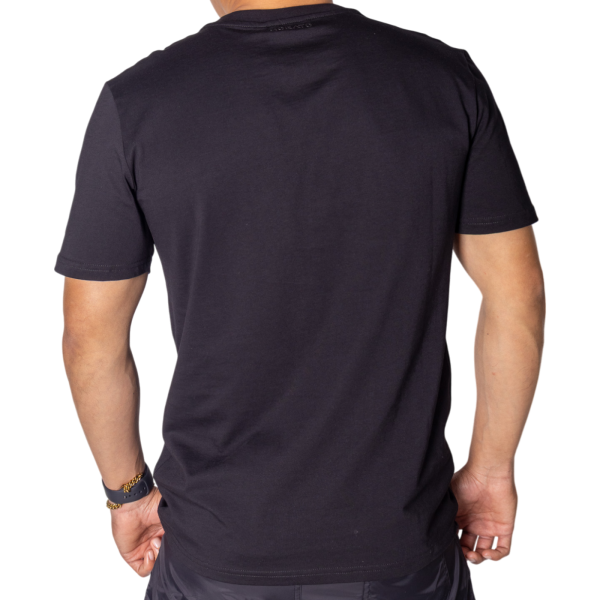Camiseta Antony Morato de Algodón Negro con Estampado Leon Plata