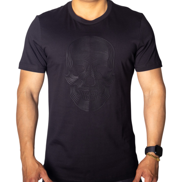 Camiseta Antony Morato de Algodón Estampado Calavera Negro Camiseta Antony Morato de Algodón Estampado Calavera Negro