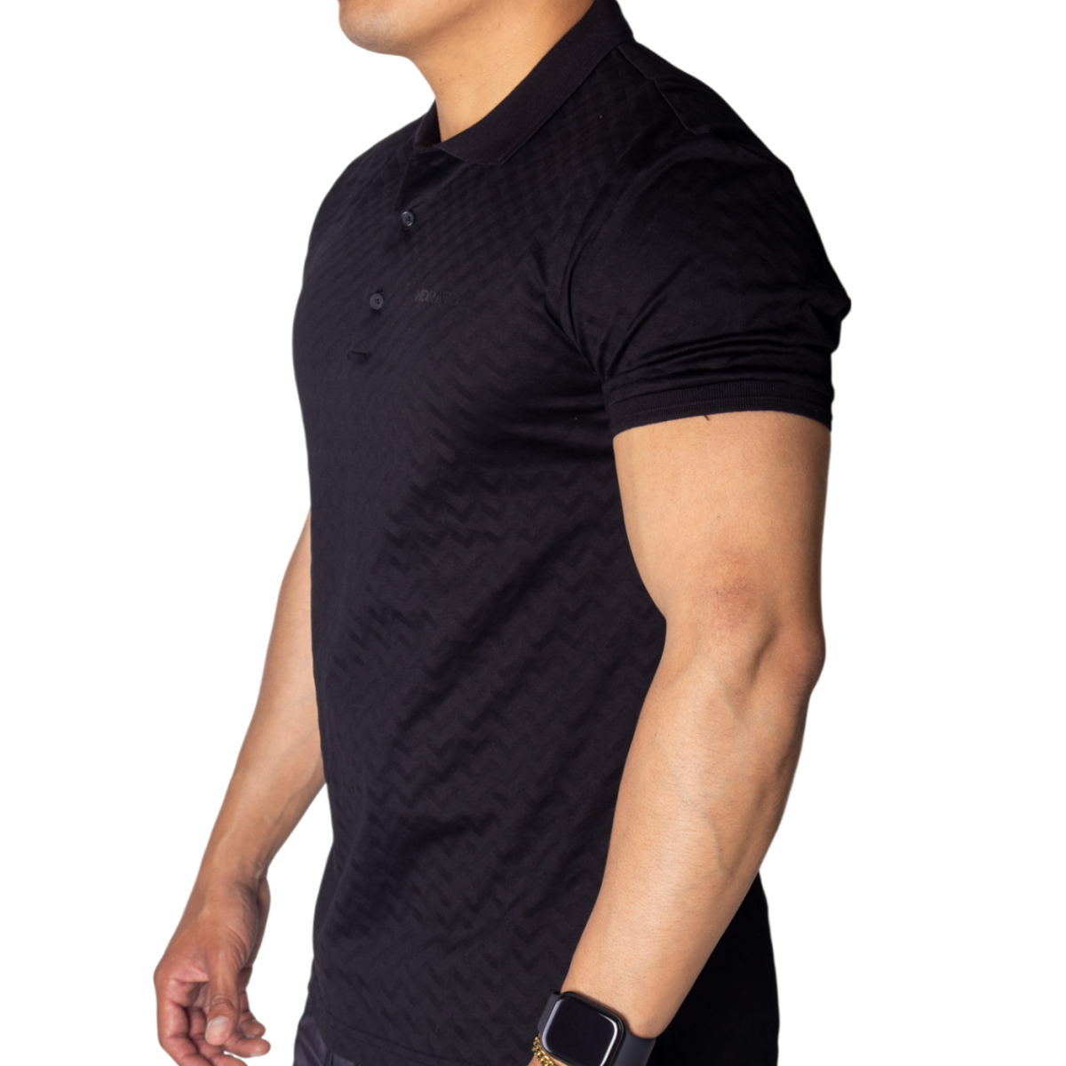 Polo Antony Morato Fit Mercerized Negro 2