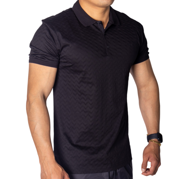 Polo Antony Morato Fit Mercerized Negro