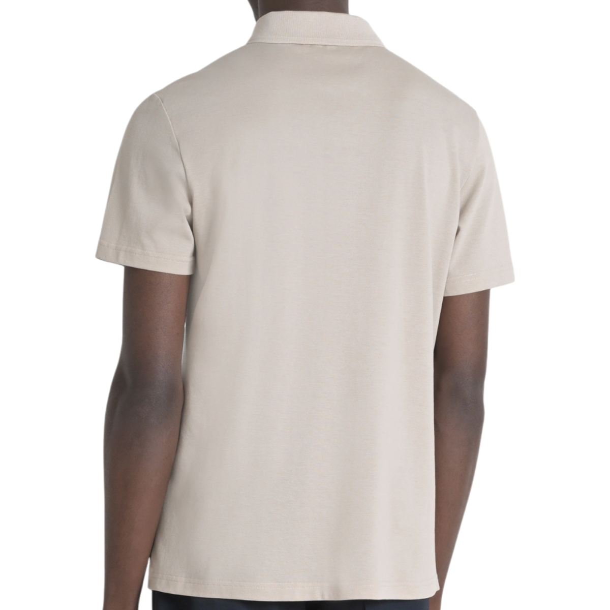 Polo Antony Morato Fit Beige con Metal Badge Beige Antony Morato | Camisas y Polos  - Estilo urbano premium 2