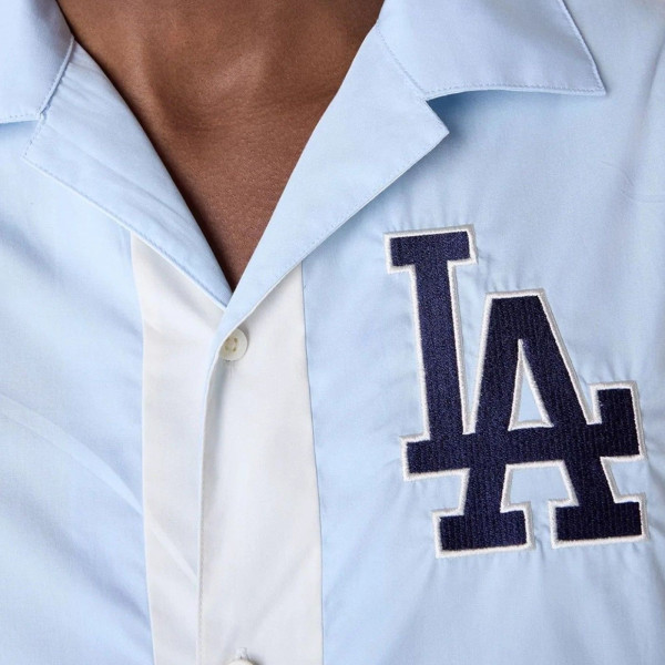 Camisa New Era LA Stripe Revere Blanco