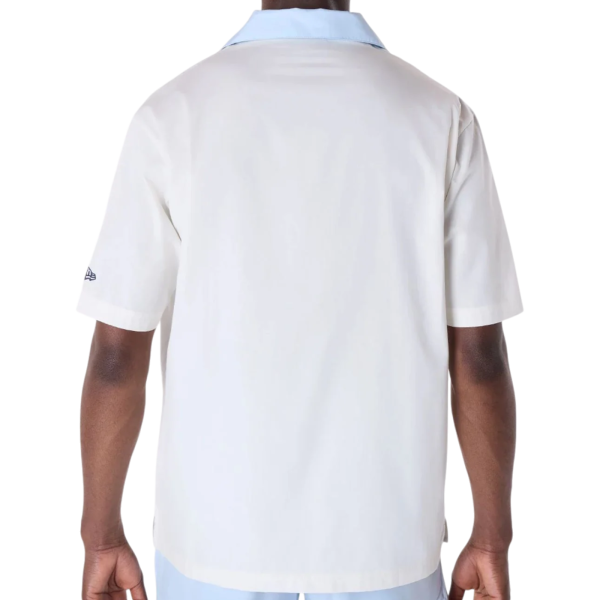Camisa New Era LA Stripe Revere Blanco