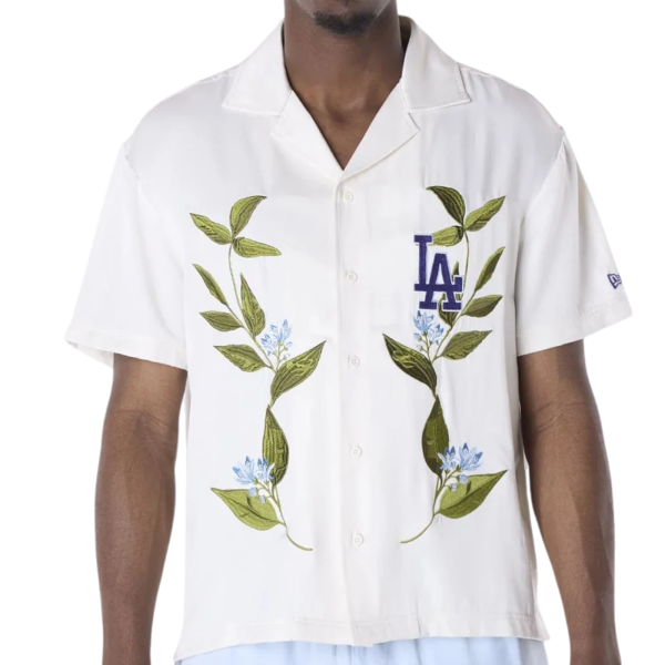 Camisa New Era LA Floral Revere Blanco Camisa New Era LA Floral Revere Blanco