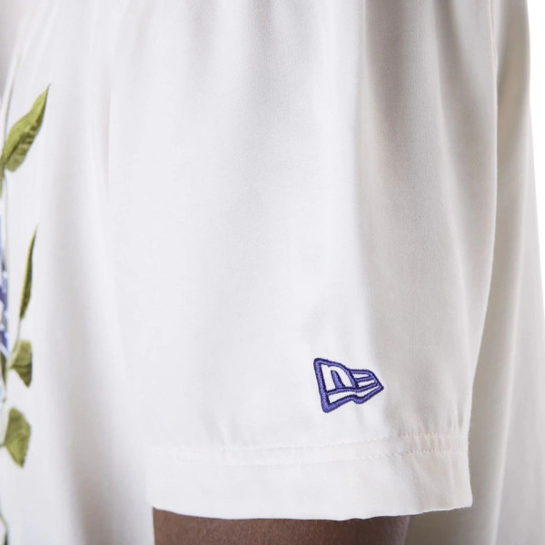 Camisa New Era LA Floral Revere Blanco