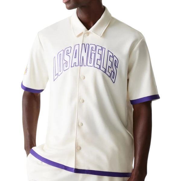 Camisa New Era LA Lakers NBA Blanco Camisa New Era LA Lakers NBA Blanco