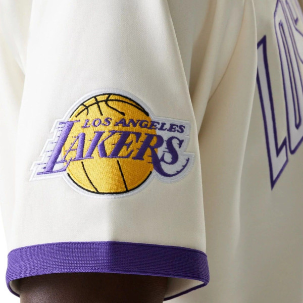 Camisa New Era LA Lakers NBA Blanco