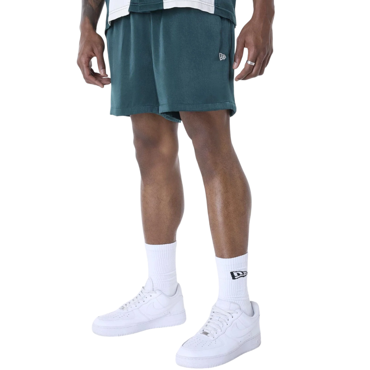 Short New Era Woven Verde