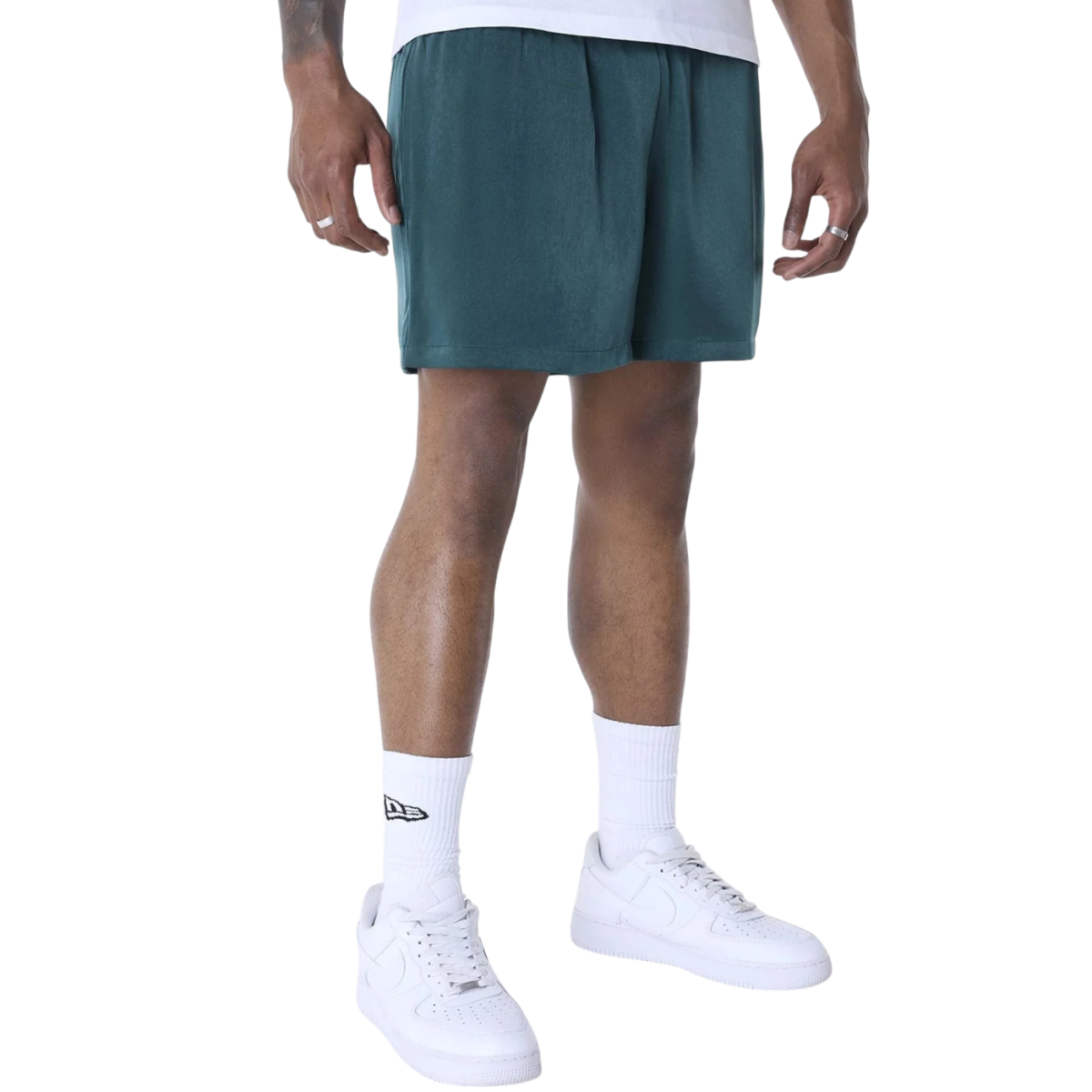 Short New Era Woven Verde 2