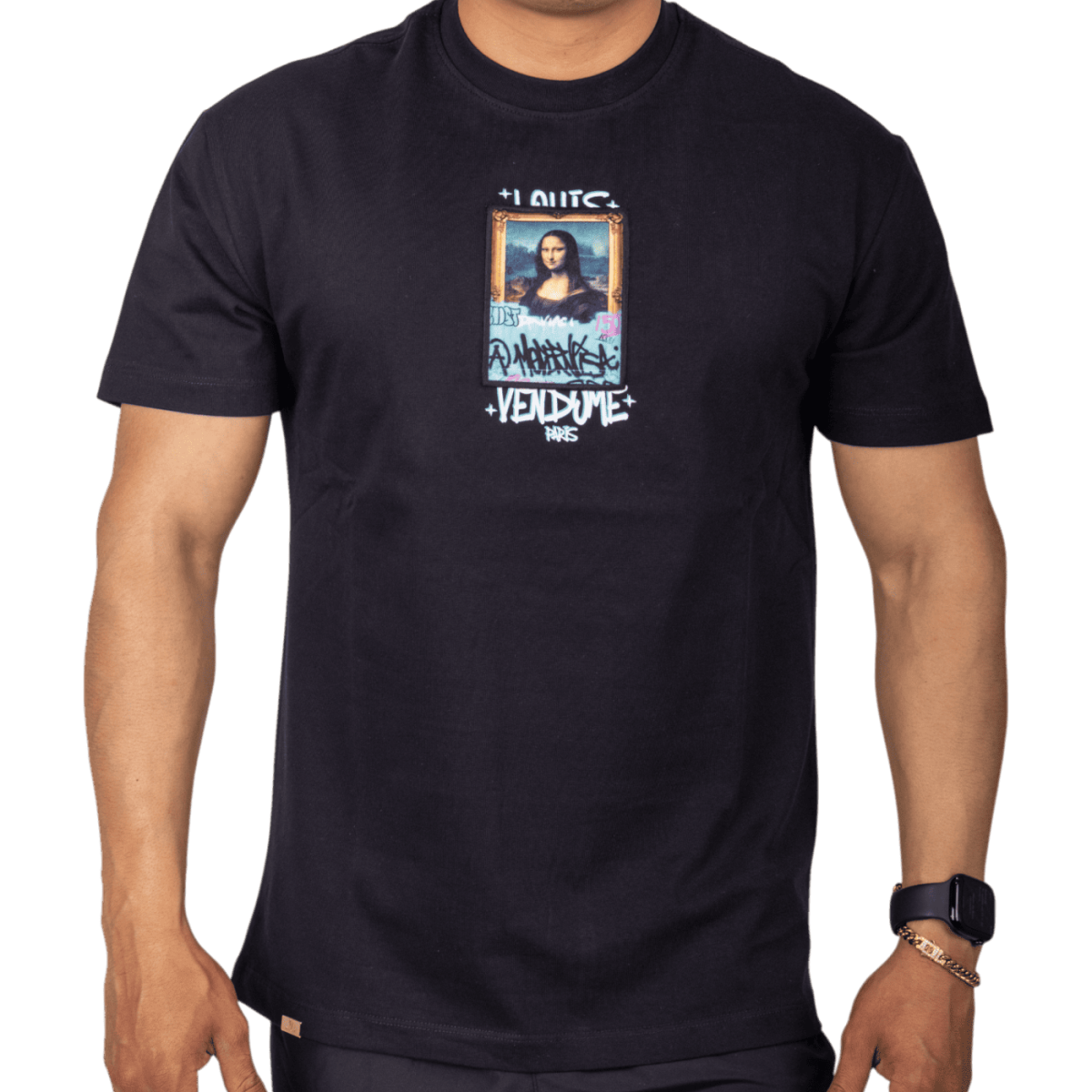 Camiseta Louis Vendome Street Mona Lisa Negro 2