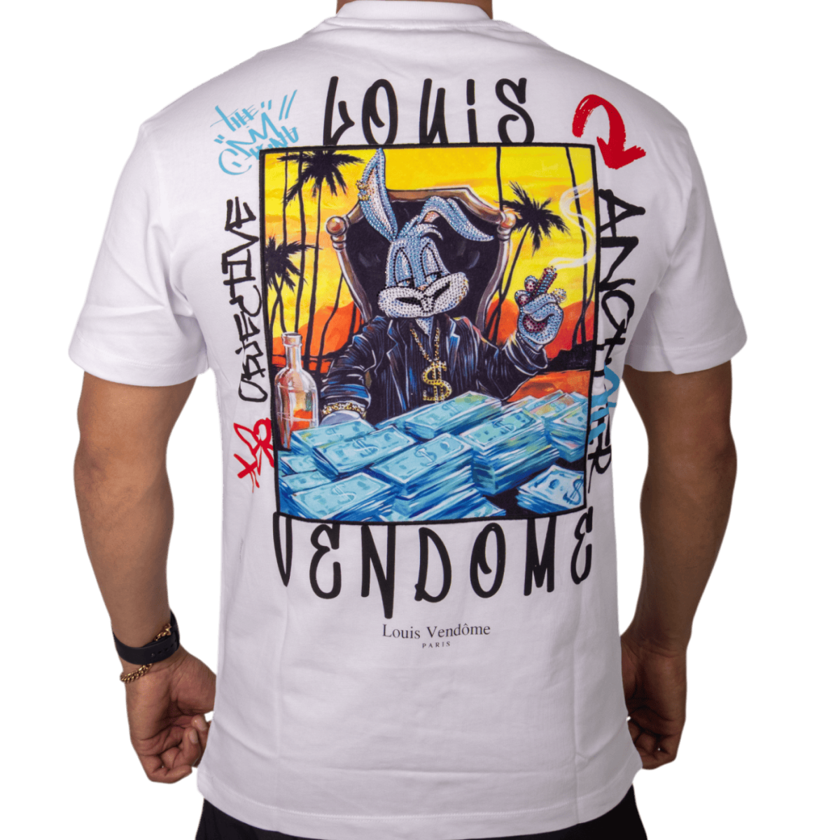 Camiseta Louis Vendome Limited Edition Bunny Blanco