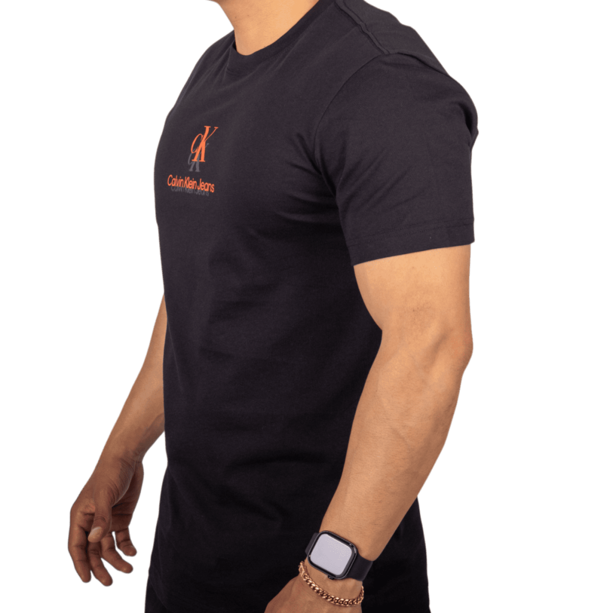 Camiseta Calvin Klein con Monograma Negro 2