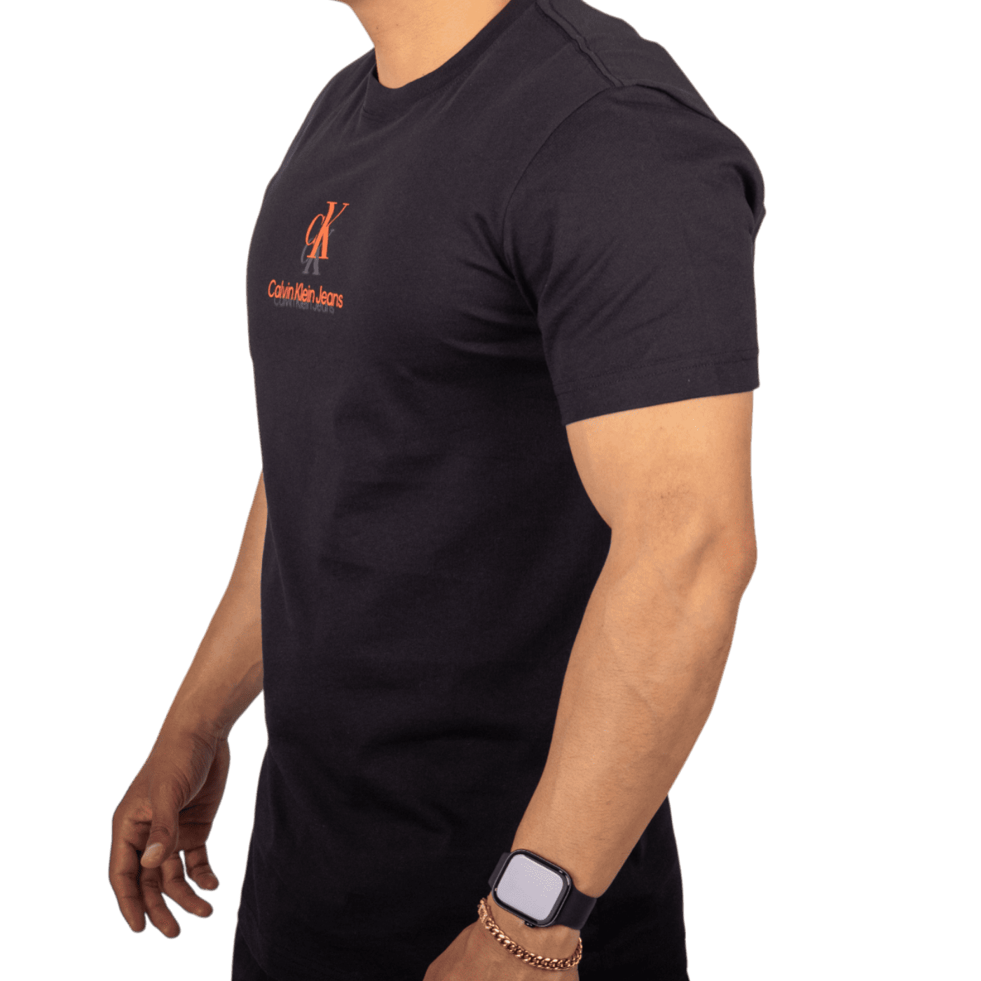Camiseta Calvin Klein con Monograma Negro Calvin Klein | Camisetas  - Estilo urbano premium Camiseta Calvin Klein con Monograma Negro Calvin Klein | Camisetas  - Estilo urbano premium