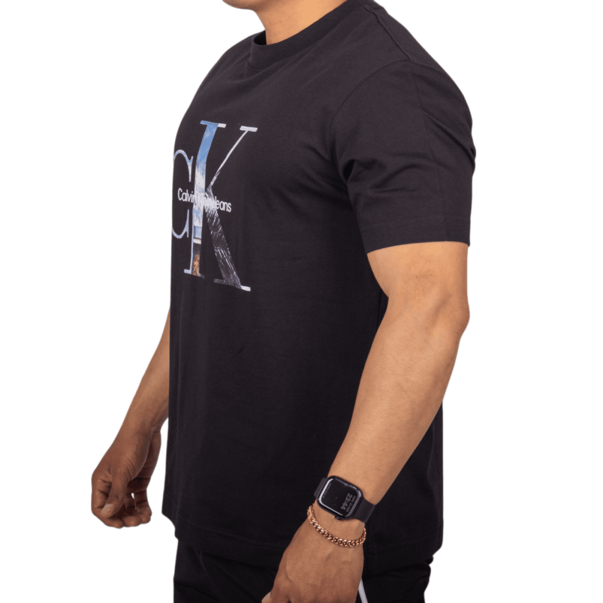 Camiseta Calvin Klein Estampado Fotográfico Negro 2