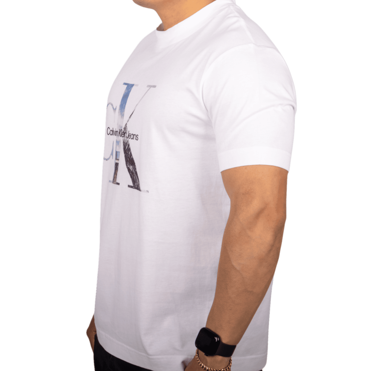 Camiseta Calvin Klein Estampado Fotográfico Blanco 2