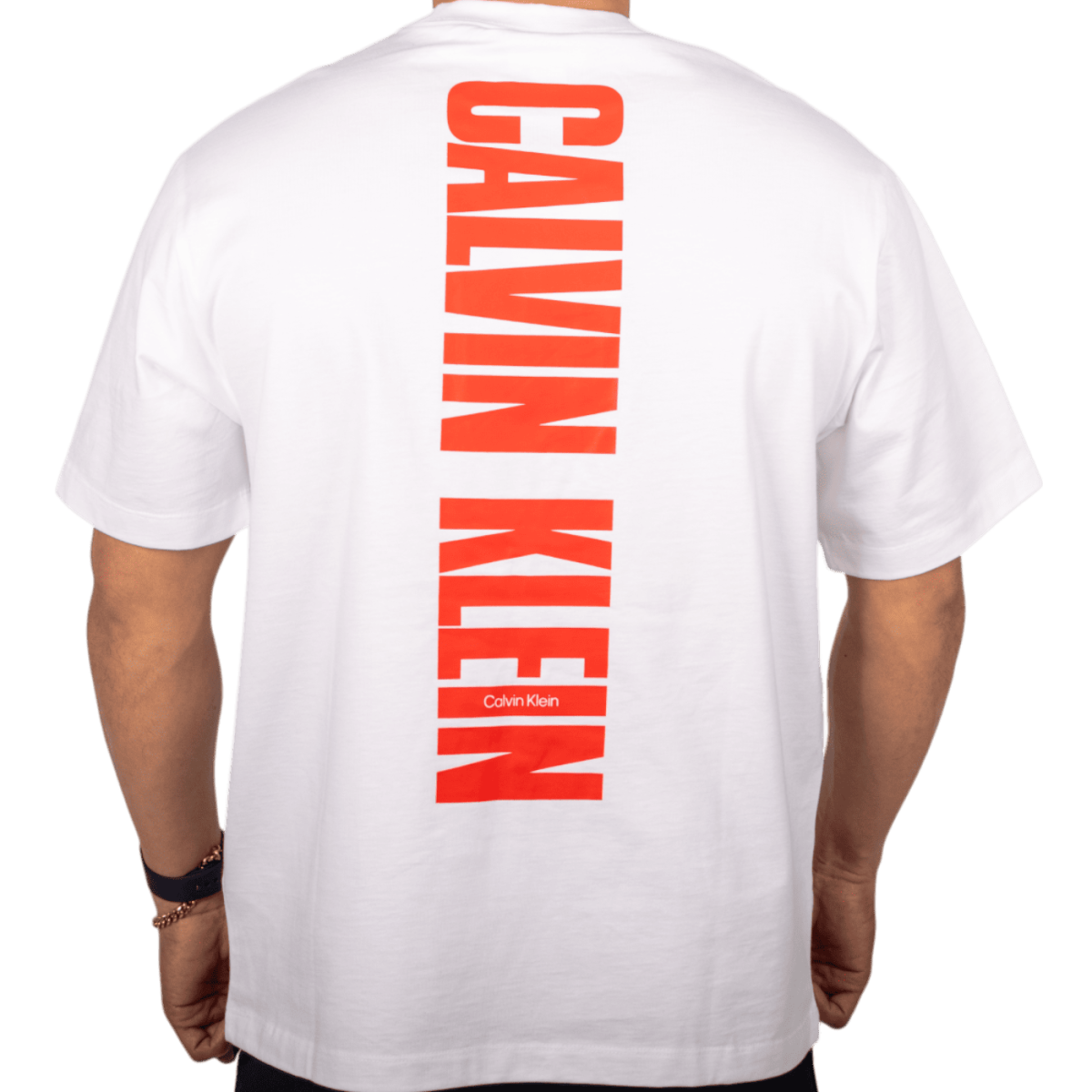 Camiseta Calvin Klein Punto Pesado Blanco