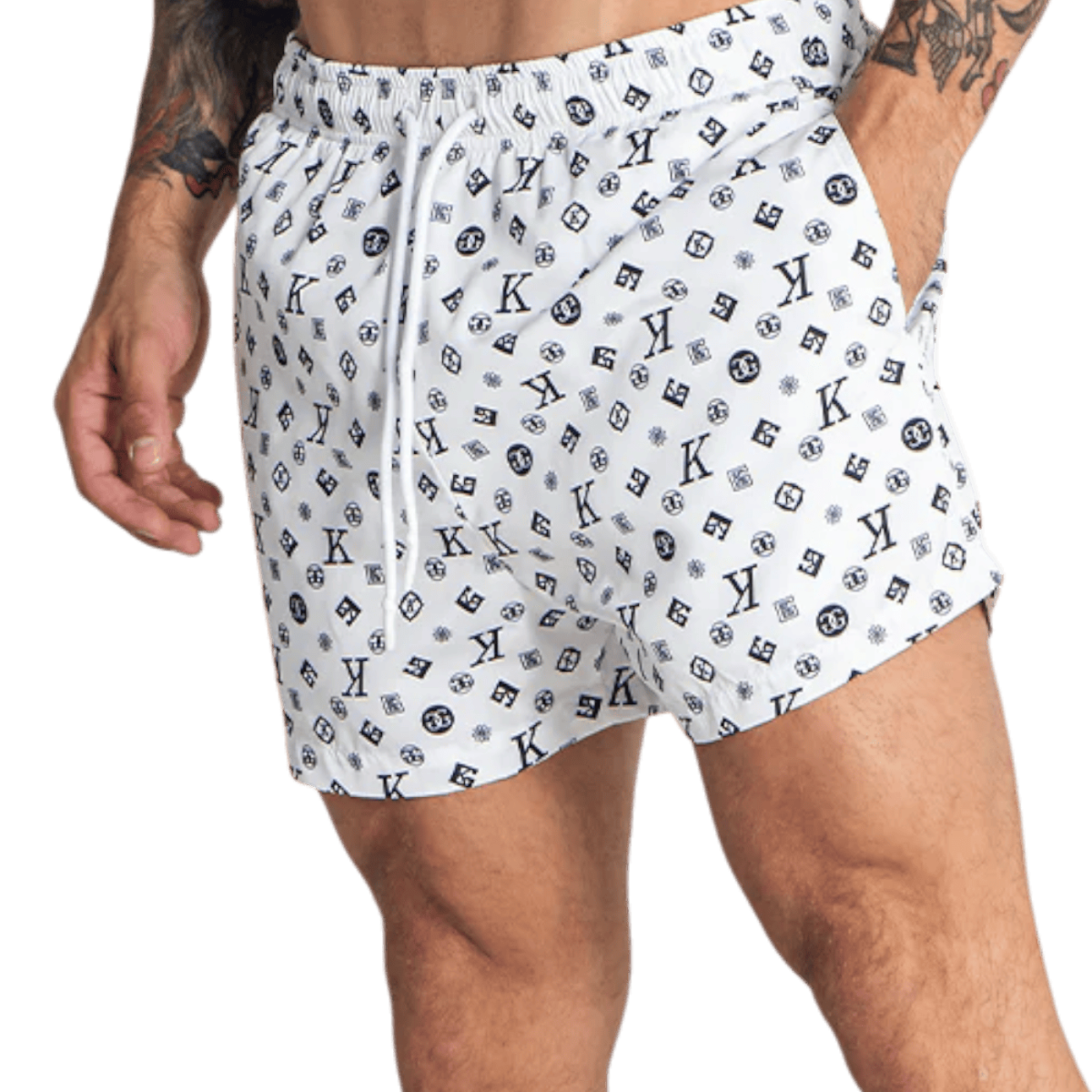 Bañador Gianni Kavanagh Regular Fit Mania Blanco