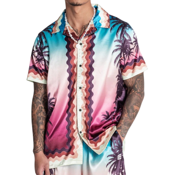 Camisa Gianni Kavanagh Tropicana Azul