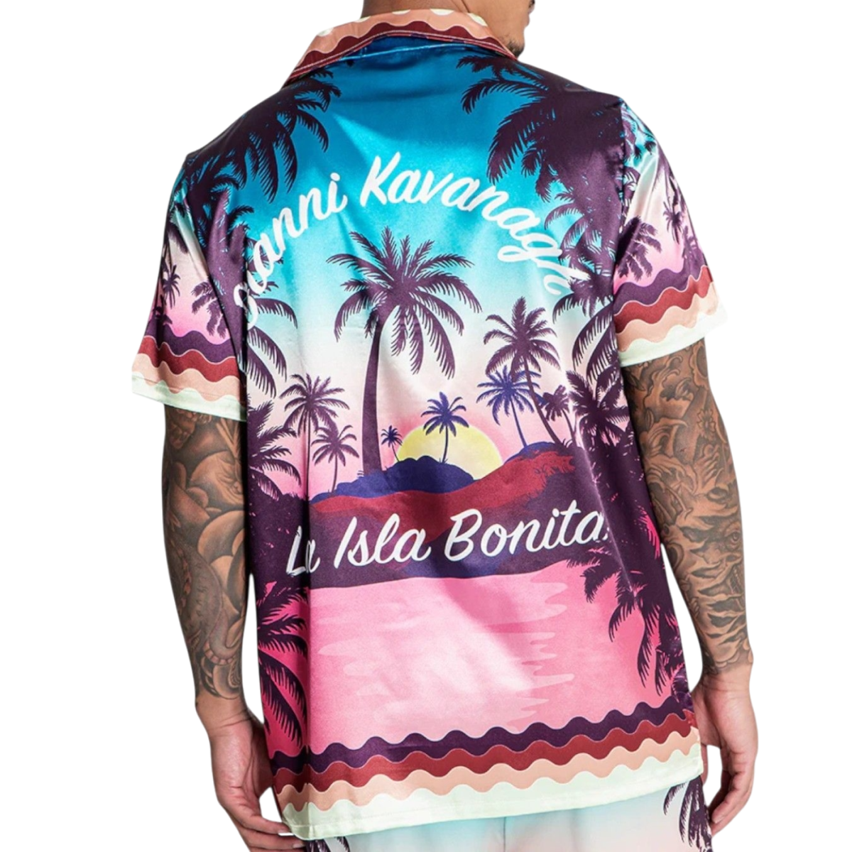 Camisa Gianni Kavanagh Tropicana Azul 2