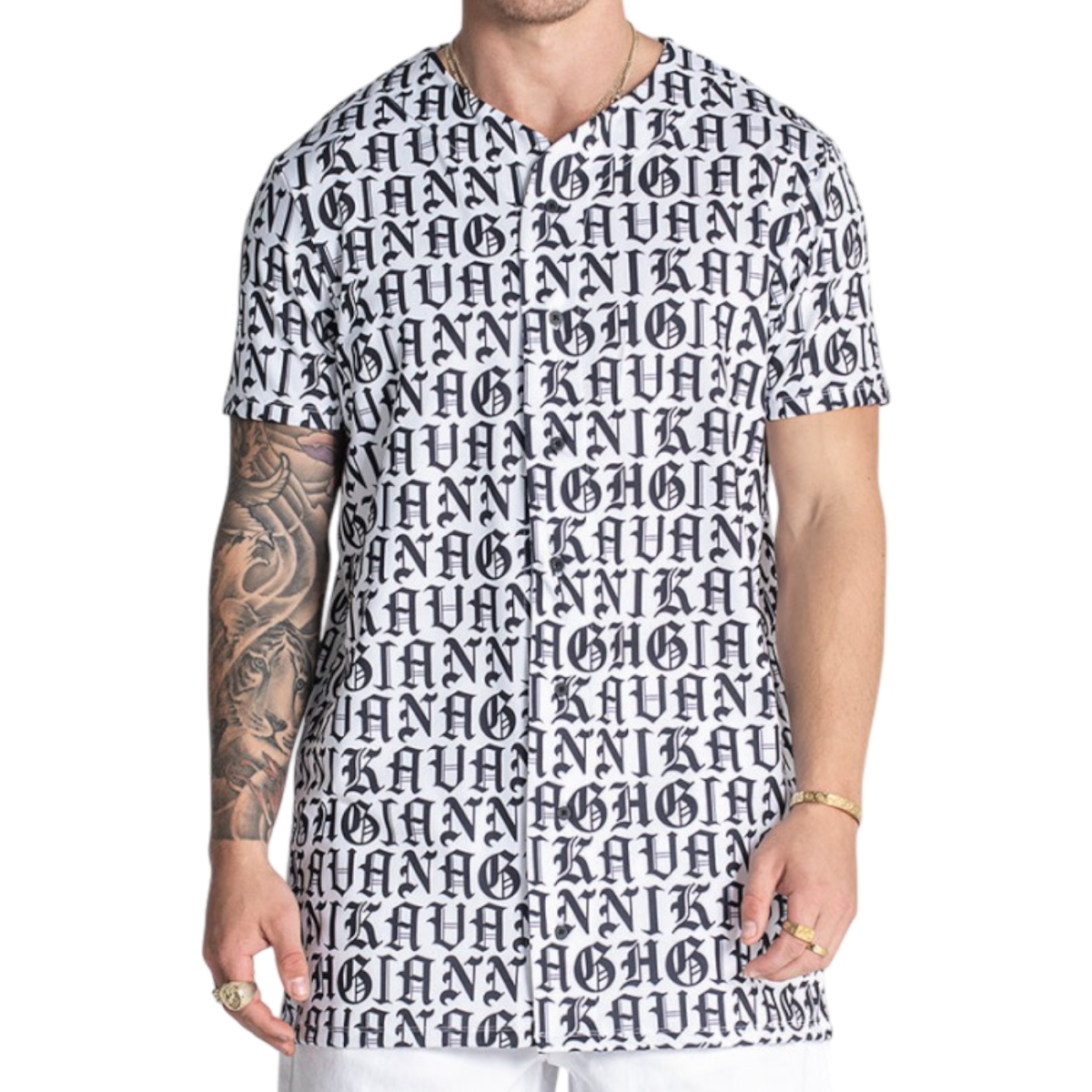 Camisa Gianni Kavanagh de Beisbol Message Blanco